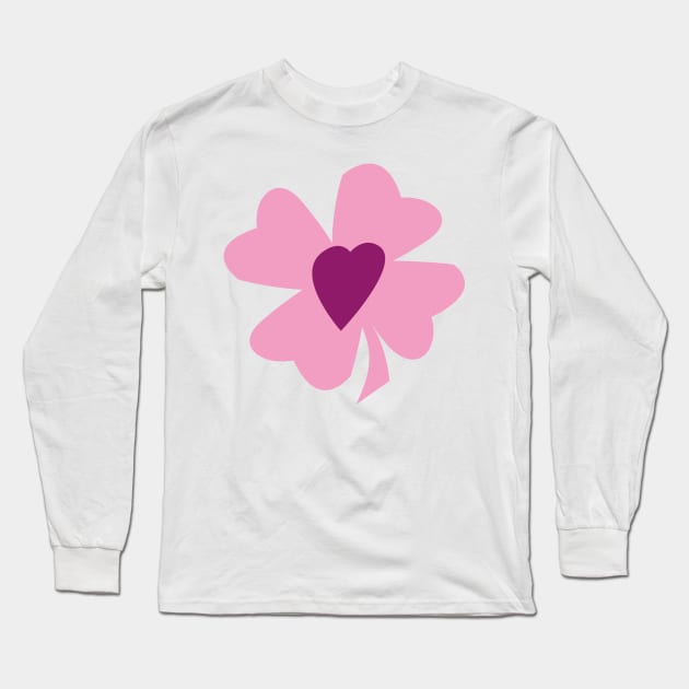 Heart Clover Long Sleeve T-Shirt by EunsooLee